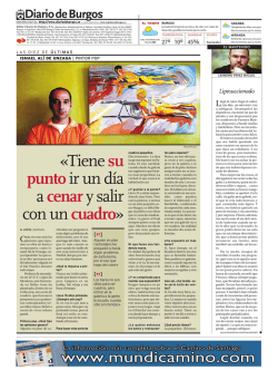 «Tienesu puntoir un día acenary salir con uncuadro»