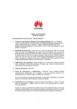 Huawei Technologies España, SL. (en adelante