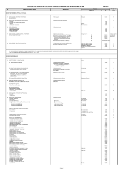 TUSNE (Texto Único de Servicios No Exclusivos)
