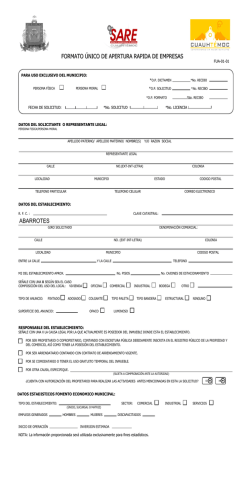FORMATO UNICO DE APERTURAS DE EMPRESAS pdf