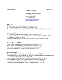 Haber CV October 2015