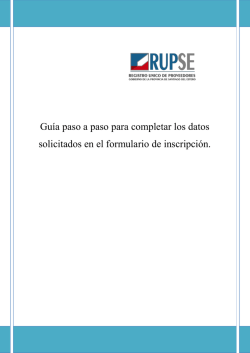 Guía paso a paso para completar los datos solicitados en el