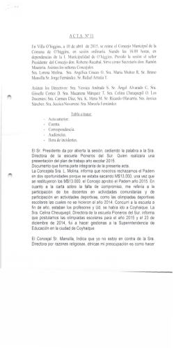 El Concejal Sr. Mansilla, Indica que yo no estoy en contra de la Sra