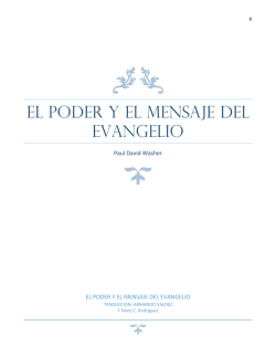 el poder y el mensaje del evangelio