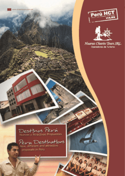 Quiénes Somos - Huaraz Chavín Tours