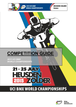 Final version - complete 2015 UCI BMX World Championships