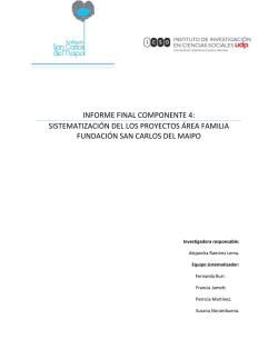 Informe final Sistematización - Instituto de Investigación en Ciencias
