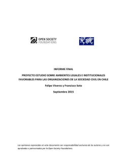 Informe Final Chile Proyecto de Investigación sobre ambientes