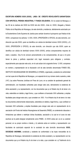 ESCRITURA NUMERO CINCO (5)