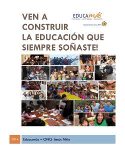 Ven a construir la educación que siempre soñaste!