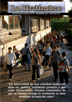 “La universidad de una sociedad incluyente debe ser