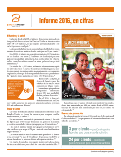 Informe 2016, en cifras