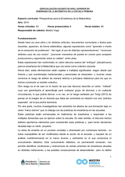 Ver Programa - Nuestra Escuela