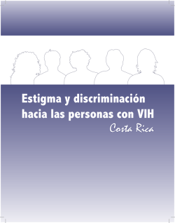 Estigma y discriminación hacia las personas con VIH Costa Rica