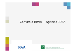 Convenio BBVA – Agencia IDEA
