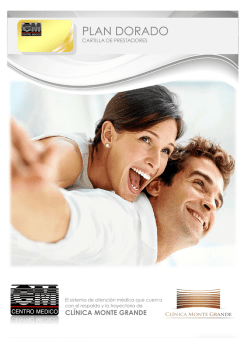 Cartilla Gral. - Centro M&eacute;dico Monte Grande