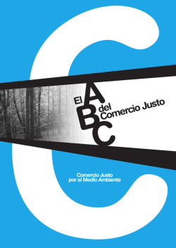 Comercio Justo por el Medio Ambiente