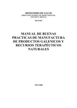 manual de buenas practicas de manufactura de productos