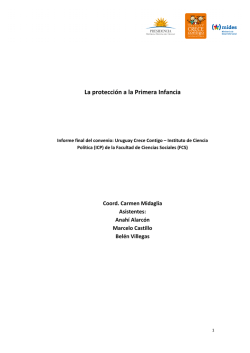 La protección a la Primera Infancia