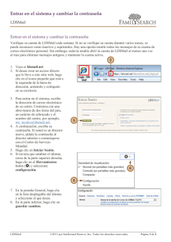 Entrar en el sistema y cambiar la contraseña