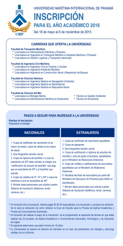 Pasos a seguir para entrar en la Universidad.