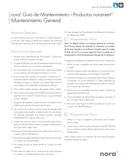Productos norament® Mantenimiento General (138K PDF)