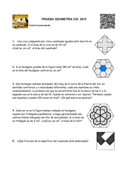 prueba cdi comunidad de madrid, ejercicios geometría