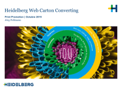 Heidelberg Web Carton Converting