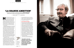 2015 Entrevista Didier Belondrade.Revista Tapas. By Rodrigo Varona