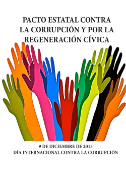 pacto estatal contra la corrupción y por la regeneración cívica