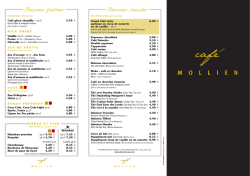 Consulter le menu Carte Café Mollien - 2015 > pdf