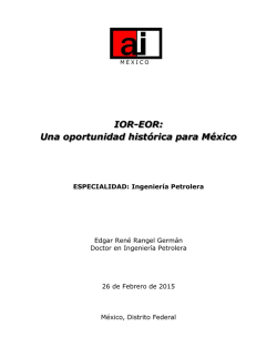 IOR-EOR: Una oportunidad hist&oacute;rica para M&eacute;xico
