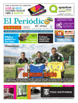 UN MISMO SUEÑO - El Periódico de San Francisco