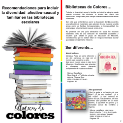 Bibliotecas de colores