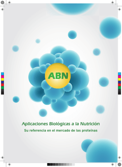 Catálogo - ABN Aplicaciones Biológicas a la Nutrición