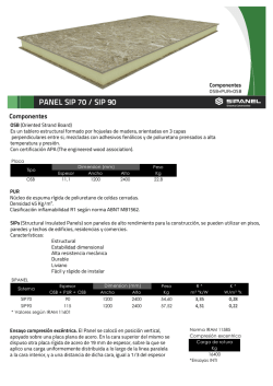 Placa Peso Espesor Ancho Alto Kg OSB 11,1 1200 2400