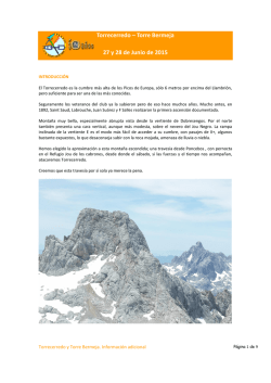 Torrecerredo – Torre Bermeja 27 y 28 de Junio de 2015