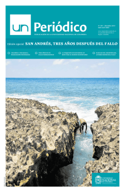 Edición especial saN aNdrés, tres años después del