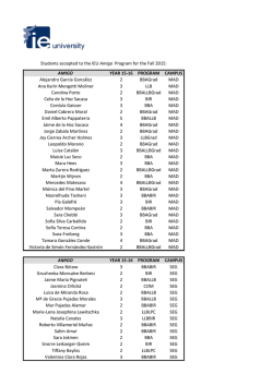 Find the list of Amigos here - Student Life at IE University