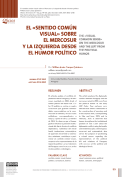 El «sentido común visual» sobre el Mercosur y la izquierda desde el