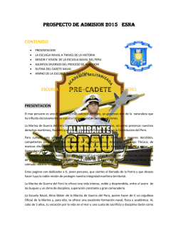prospecto esna 2015 - academia pre militar almirante miguel grau