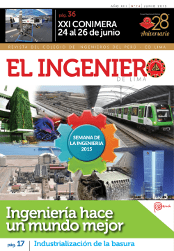Ingeniería hace un mundo mejor - Lima