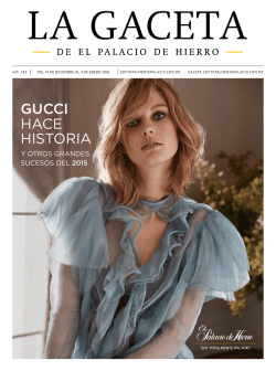 GUCCI HACE HISTORIA - La Gaceta PH