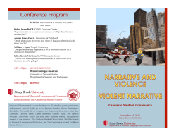 Conference Program - Stony Brook University