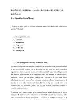 ESPAÑOL EN CONTEXTO: APRENDE ESPAÑOL HACIENDO
