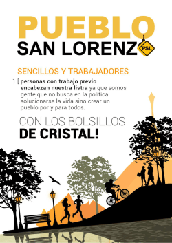 Propuestas en PDF - Pueblo San Lorenzo