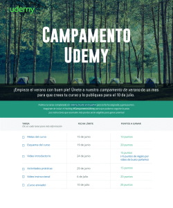 Campamento Udemy
