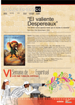 “El valiente Despereaux”