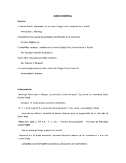 DIARIO COMERCIAL Doctrina: El bien de familia y la quiebra en el