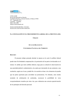 El presente trabajo pretende abordar la manera en la cual el